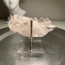 Load image into Gallery viewer, High quality- pink lemurian faden quartz cluster from Colombia
