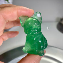 Load image into Gallery viewer, Fluorite dog /fluorite carvings
