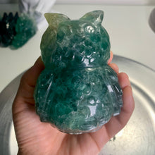 Load image into Gallery viewer, High quality - large size fluorite owl
