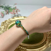 Load image into Gallery viewer, Forest Whisper Lampwork Glass Bracelet | Czech Glass Beads | Artisan Handmade Bracelet | Nature Inspired Jewelry
