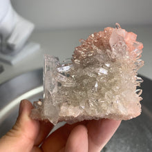 Load image into Gallery viewer, Top quality - sparkling pink Himalayan quartz cluster
