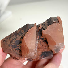 Load image into Gallery viewer, Secondary Growth Calcite Crystal Cluster | Daye Mine, Hubei China | Iron &amp; Manganese Oxide Coated Calcite | Natural Mineral Specimen
