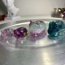 Load image into Gallery viewer, High quality - fluorite turtle/fluorite hippopotamus
