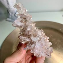 Load image into Gallery viewer, High quality - pink lemurian quartz cluster from Colombia
