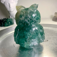 Load image into Gallery viewer, High quality - large size fluorite owl
