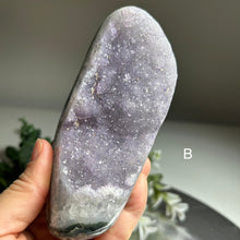 Load image into Gallery viewer, Top Quality – Lavender Druzy Amethyst from Uruguay | Natural Sparkly Sugary Druzy | Unique Collector Grade Piece
