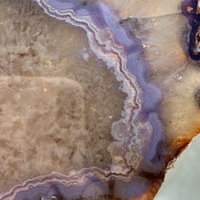 Load image into Gallery viewer, Top quality- blue flower agate slab/slice (natural color)
