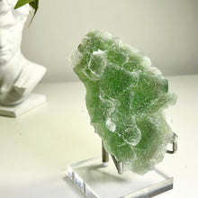 Load image into Gallery viewer, Rare Green Botryoidal Fluorite from Xianghualing, Hunan – Nipple Fluorite Plate for Art Display and Mineral Collection
