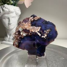 Load image into Gallery viewer, Top quality - blue flower agate slab/slice (natural color)
