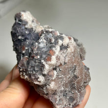 Load image into Gallery viewer, Blue-Purple Fluorite with Quartz | Xianghualing Mine, Hunan, China
