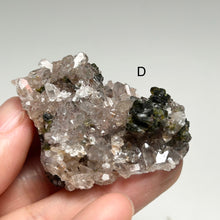 Load image into Gallery viewer, Natural Quartz Crystal Cluster with Green Epidote on Matrix | Raw Mineral Specimens from China
