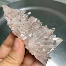 Load image into Gallery viewer, High quality- pink lemurian quartz cluster from Colombia
