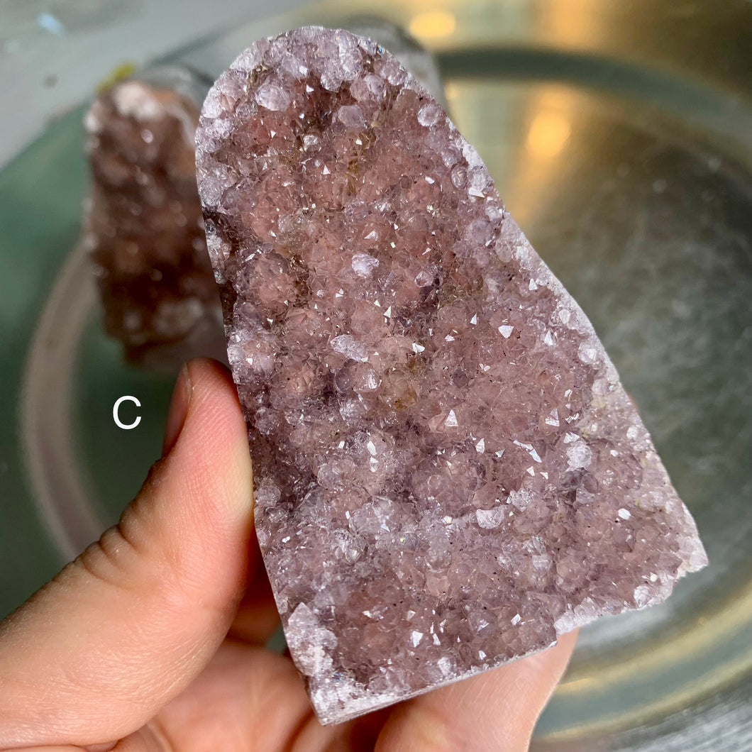 Top quality - rainbow amethyst tower / sparkling druzy tower