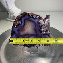 Load image into Gallery viewer, High quality - blue flower agate slab/ slice (natural color)
