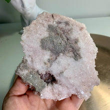 Load image into Gallery viewer, Pink lemurian quartz cluster from Colombia
