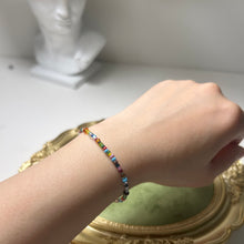 Load image into Gallery viewer, Little Joys Bracelet | Colorful Czech Glass Bead Bracelet | Minimalist Seed Bead Bracelet | Everyday Layering Jewelry | Handmade Gift
