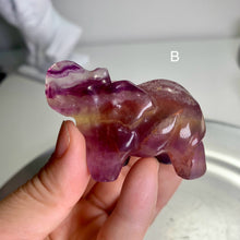 Load image into Gallery viewer, High quality - fluorite elephant
