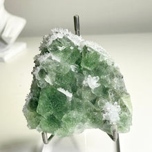Load image into Gallery viewer, Large Green Nipple Fluorite with Clear Crystal Growth Rare Raw Fluorite Cluster Frosted Edge Mineral Specimen
