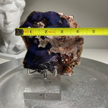 Load image into Gallery viewer, Top quality - blue flower agate slab/slice (natural color)
