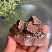 Load image into Gallery viewer, Super rare - calcite with rainbow calcopyrite 04
