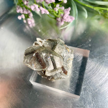 Load image into Gallery viewer, Rare - Benz calcite / Mercedes calcite with pyrite 04

