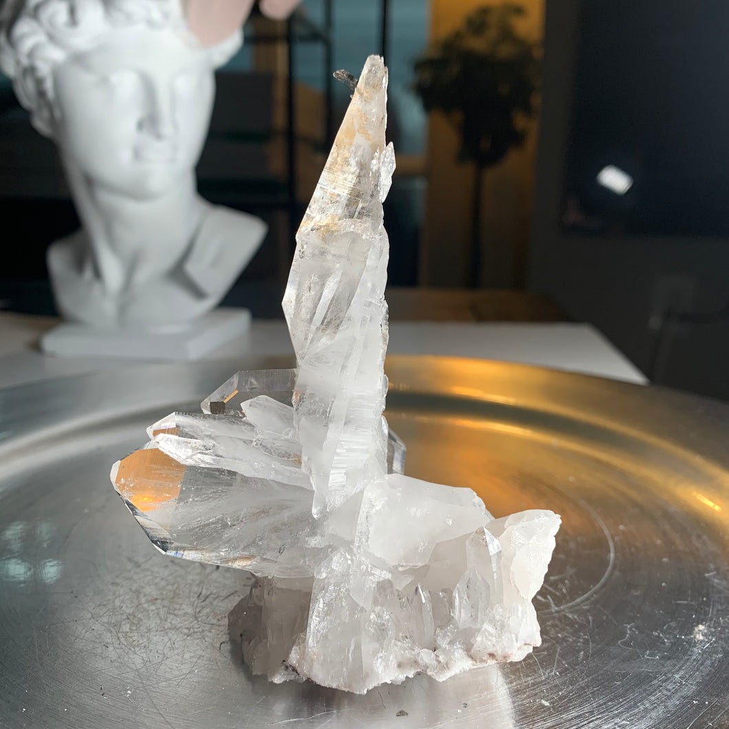 Top quality faden quartz with unique shape