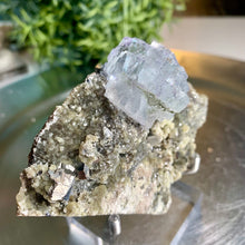 Load image into Gallery viewer, Yaogangxian fluorite with arsenopyrite matrix and / Yaogangxian Mine 02
