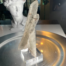 Load image into Gallery viewer, Rare - cross shape pyrite on quartz cluster pyrite with quartz 08
