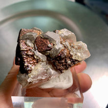 Load image into Gallery viewer, Super rare - high quality calcite with calcopyrite 06
