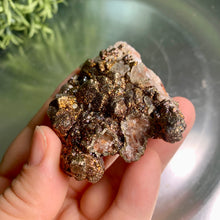 Load image into Gallery viewer, Super rare - calcite with calcopyrite coated calcite 03
