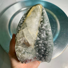 Load image into Gallery viewer, Rare - rainbow amethyst with calcite
