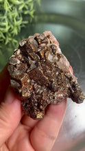 Load and play video in Gallery viewer, Super rare - calcite with calcopyrite coated calcite 03
