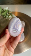 Load and play video in Gallery viewer, Rare - top quality pink flower agate palm stone
