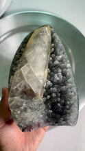 Load and play video in Gallery viewer, Rare - rainbow amethyst with calcite
