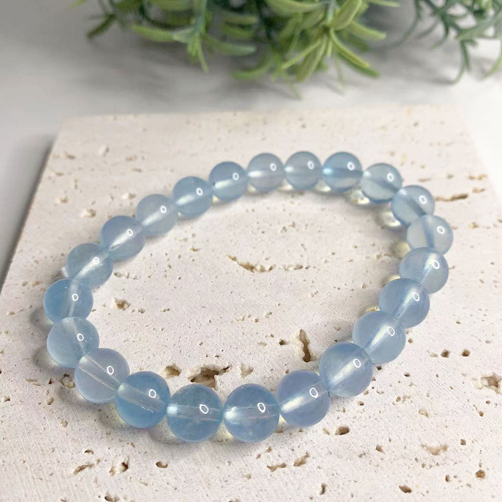 7 level aquamarine bracelet