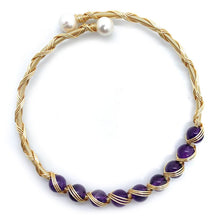 Load image into Gallery viewer, 14K gold woven bracelet

