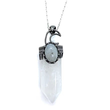 Load image into Gallery viewer, Large natural stone hexagonal prism Necklace
