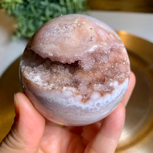 Load image into Gallery viewer, Rare - top quality pink amethyst sphere /druzy sphere
