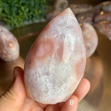 Load image into Gallery viewer, Rare - high quality pink amethyst flame with druzy
