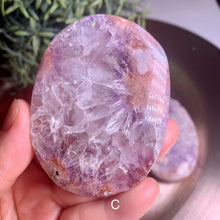 Load image into Gallery viewer, Top quality pink amethyst palm stone

