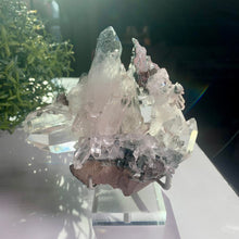Load image into Gallery viewer, New found - green chlorite lemurian quartz cluster / Columbia quartz cluster
