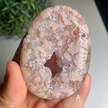 Load image into Gallery viewer, Rare - top quality pink amethyst palm stone
