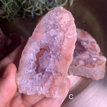 Load image into Gallery viewer, High quality pink amethyst slabs/ druzy pink amethyst slab/ crystal slab
