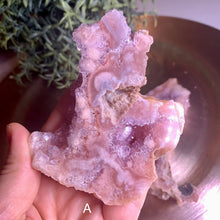 Load image into Gallery viewer, Top quality pink amethyst slice with sparkling druzy
