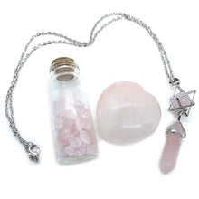 Load image into Gallery viewer, Rose quartz love attraction package
