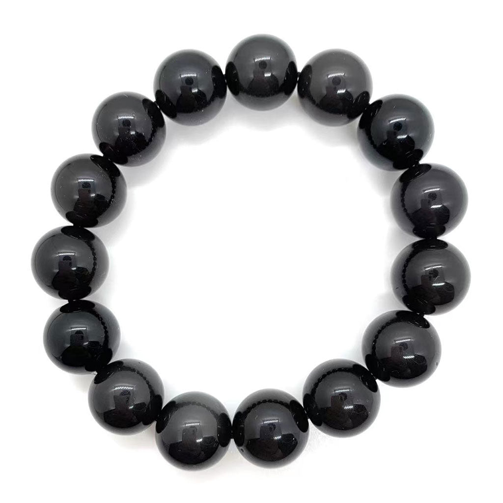7A level obsidian bracelet