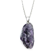 Load image into Gallery viewer, Raw crystal necklace
