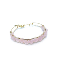 Load image into Gallery viewer, 14K gold woven bracelet with extend chain
